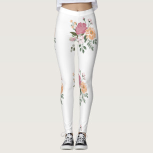 Leggings Fleurs d'eau