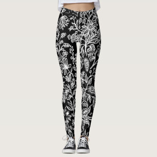 Leggings Fleurs décoratives 21