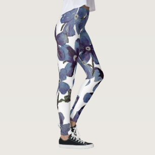 Leggings Fleurs Denim