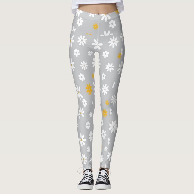 Leggings Fleurs et pétales 16 (Devant)
