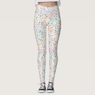 Leggings Fleurs florales Abstraites