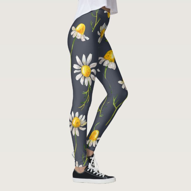 Leggings Fleurs marguerites (Droite)