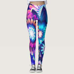 Leggings Fleurs sauvages de Neon