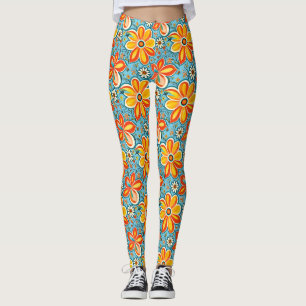 Leggings Fleurs super avec Vibes Vintages