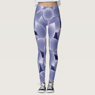 Leggings Fleurs violettes