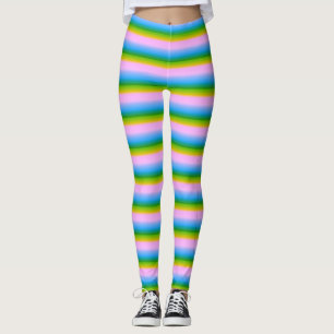Leggings Flirty Rainbow Stripes