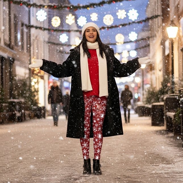 Leggings Flocon de neige (Créateur téléchargé)