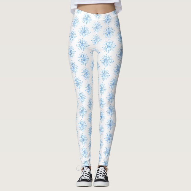 Leggings Flocon de neige (Devant)