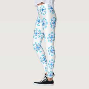 Leggings Flocon de neige cristal