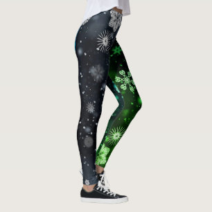 Leggings Flocon de neige Noël/hiver