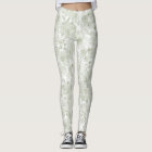 Floral botanique d'aquarelle verte en pastel