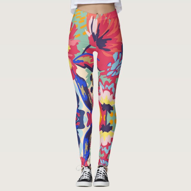 Leggings Floral Design (Devant)