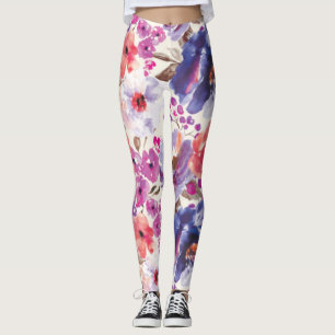 Leggings Floral Design Moderne