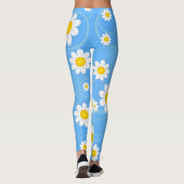 Leggings Floral moderne élégant (Dos)