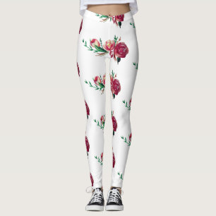 Leggings Floral rose