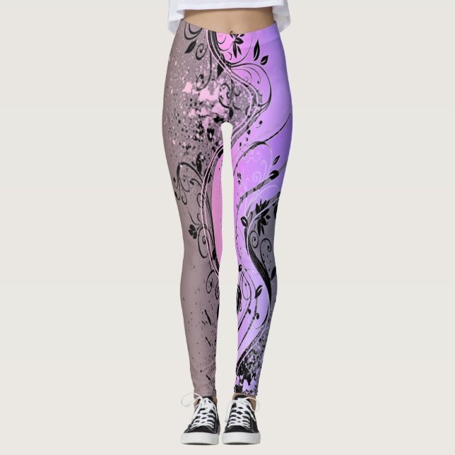 Leggings floraux (Devant)