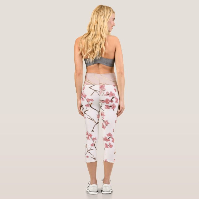 Leggings floraux de yoga (Verso)