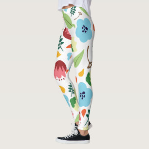Leggings Flore printanière