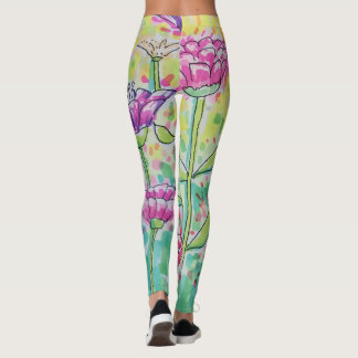 Leggings Flower Field