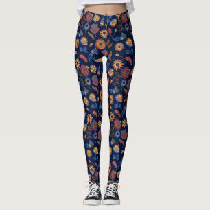 Leggings Folk Rustique Floral