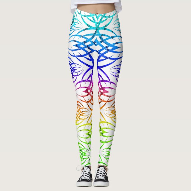 Leggings Fond d'écran Shadow Eclipse ( Rainbow 2 ) (Devant)