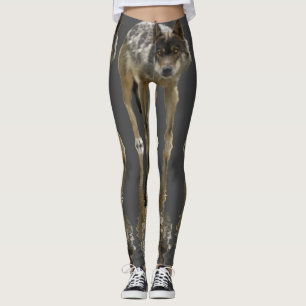 Leggings Forêt de loup de bois