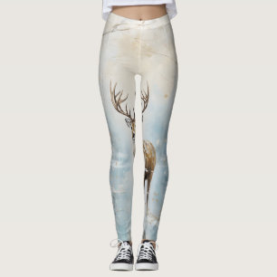 Leggings Forêt givre Cerf