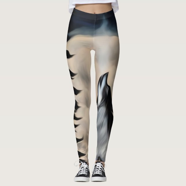 Leggings Forêt nocturne (Devant)