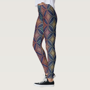 Leggings Formes 3D iridescentes en mutation Futuristi Sea