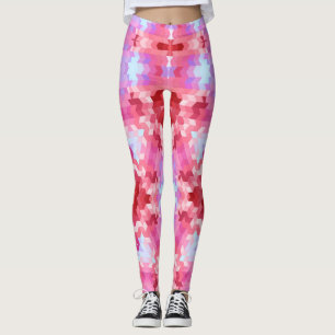 Leggings formes arrondies mandala kaléidoscope Abstraites