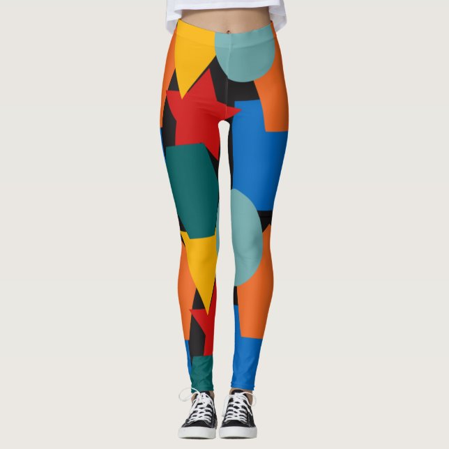 Leggings Formes Bauhaus (Devant)