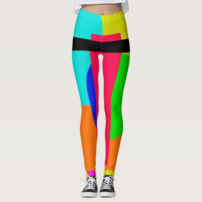 Leggings Formes colorées (Devant)
