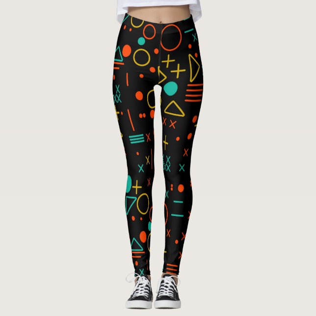 Leggings Formes géométriques (Devant)
