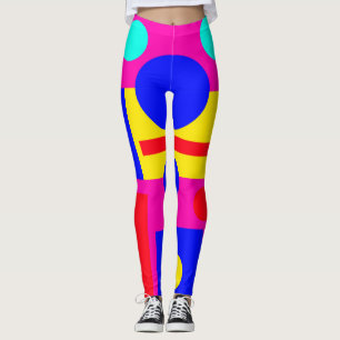 Leggings Formes géométriques colorées