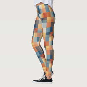 Leggings Formes géométriques colorées et transparentes