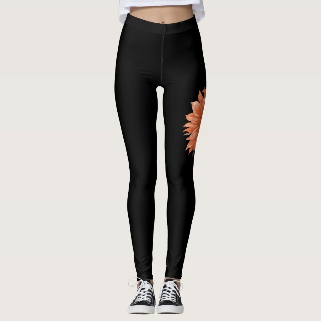 Leggings Fort Est Le Seul Choix De Sensibilisation Au Cance (Devant)