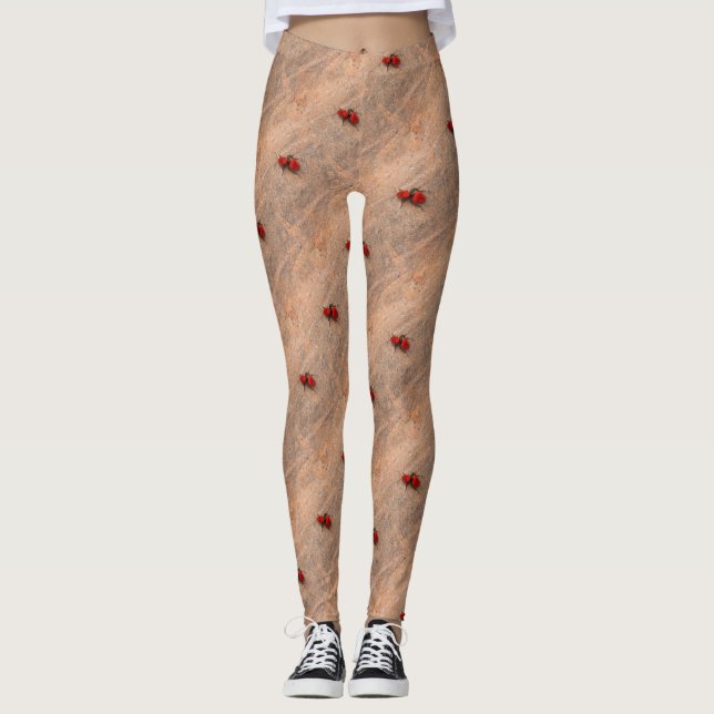 Leggings fourmis rouges (Devant)