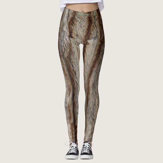 LEGGINGS FOURRURE AUTHENTIQUE DE CHINCHILLA (Devant)