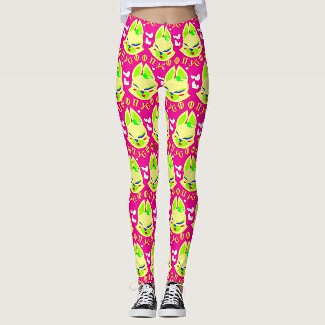 Leggings fox cartoon (Devant)