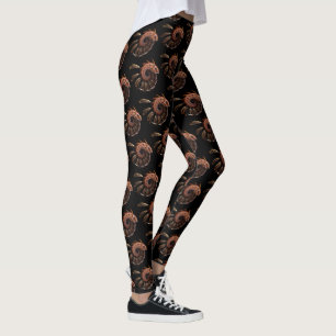 Leggings Fractal Firebird