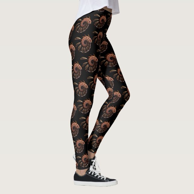 Leggings Fractal Firebird (Droite)