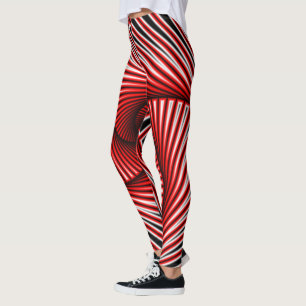 Leggings fractale spirale
