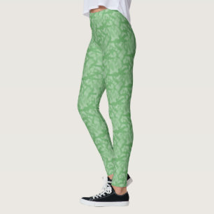 Leggings Fractale Vert Pomme