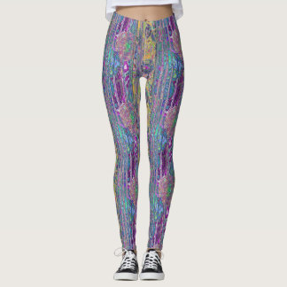 Leggings fractales abstraites