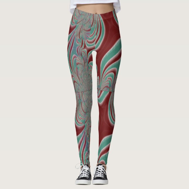 Leggings Fractales venteuses (Devant)