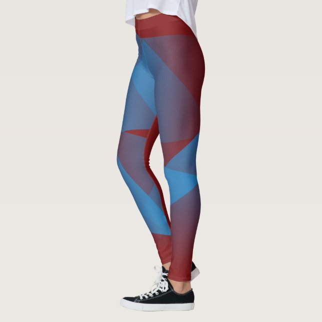 Leggings Fragments bleus flottants (Gauche)