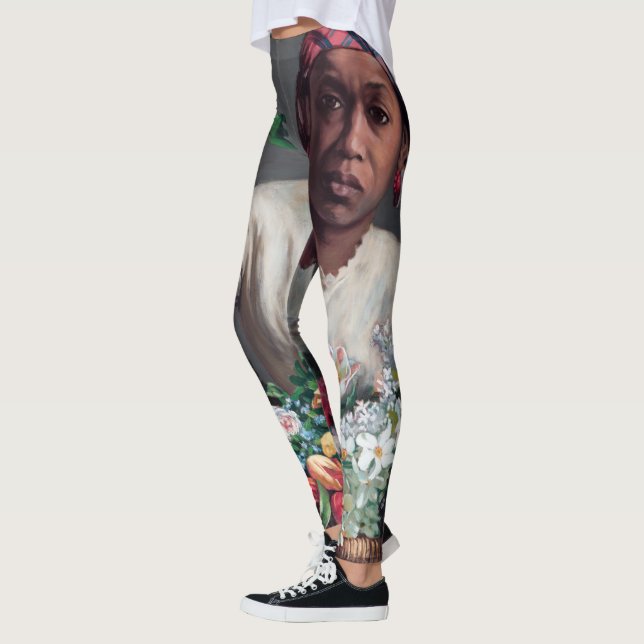 Leggings Frédéric Bazille - Jeune femme aux pivoines (Gauche)
