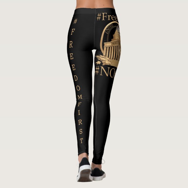 Leggings #FreedomFirst : Portefeuille de la liberté - Embra (Dos)