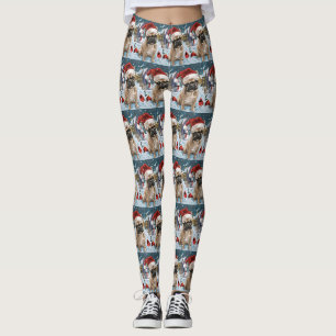Leggings French Bulldog Winter Wonderland Christmas Joie