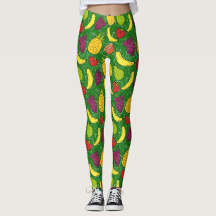 Leggings Fruit motif transparent motif de surface de frui